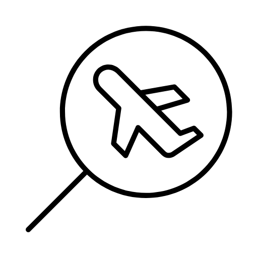 lost plane icon