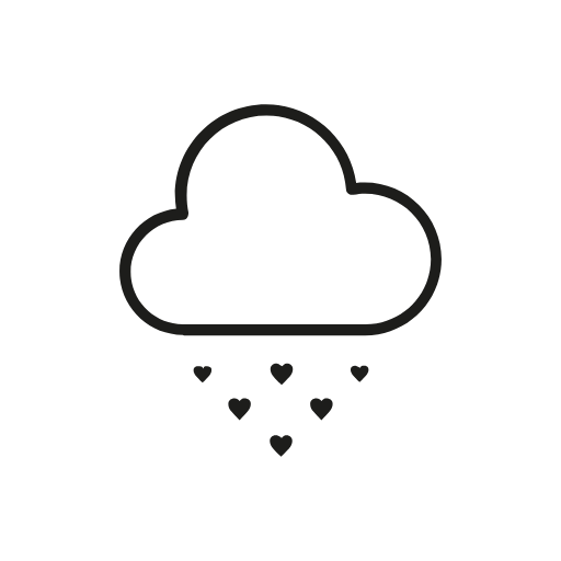 love cloud icon