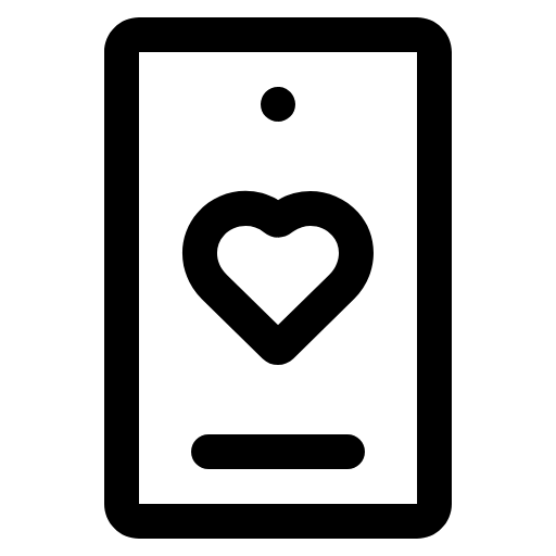 love letter phone icon