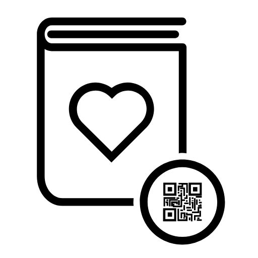 love story qr code icon