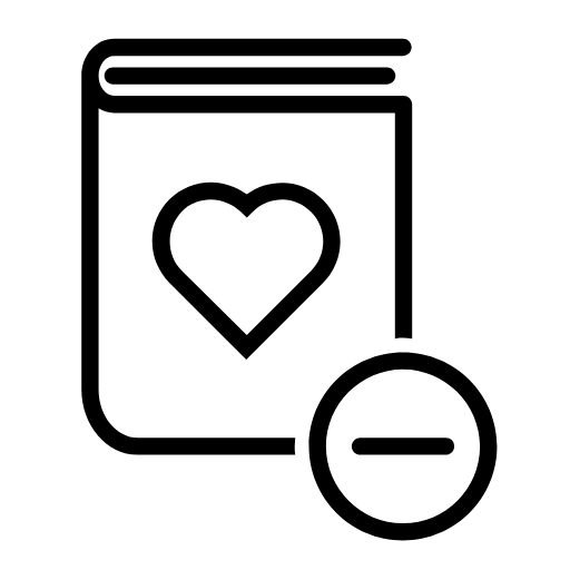 love story remove icon