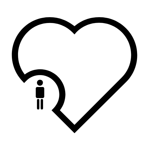male heart icon