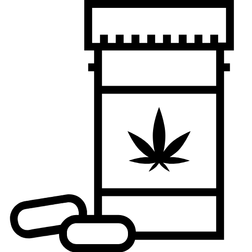 marijuana capsules icon