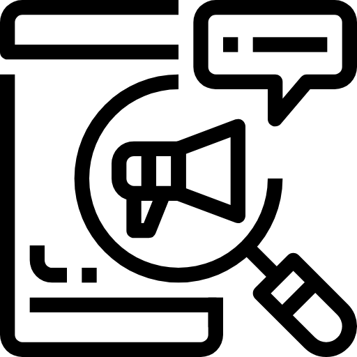 marketing search icon
