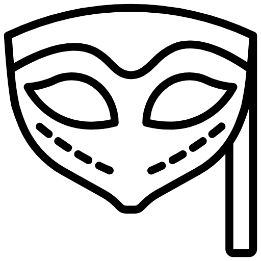 masquerade mask icon