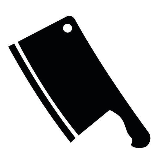 meat cleaver icon