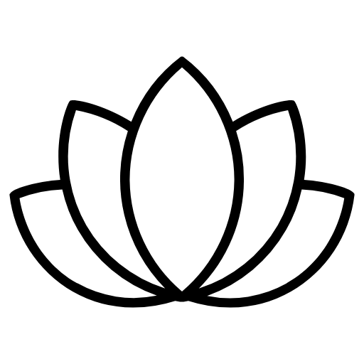 meditation flower icon