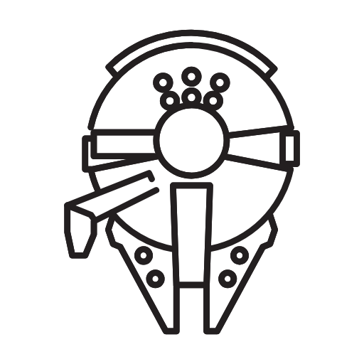 millennium falcon icon