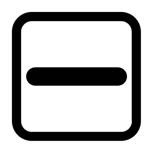 minus square icon