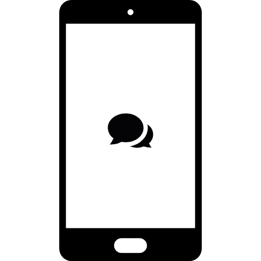 mobile chat icon