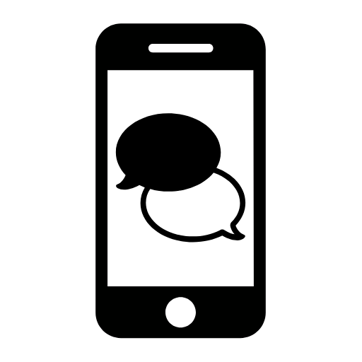 mobile chat icon