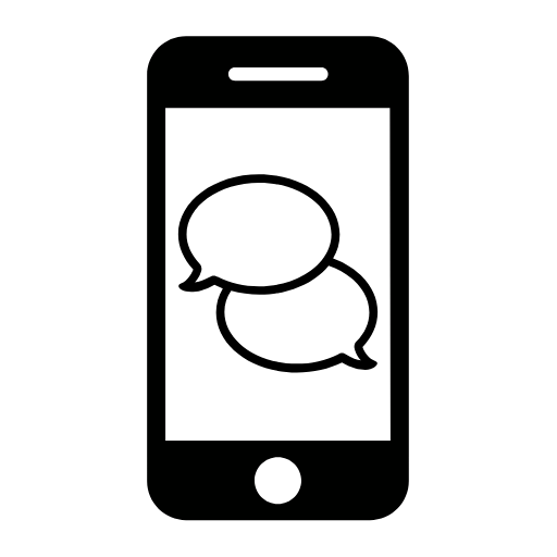 mobile chat icon