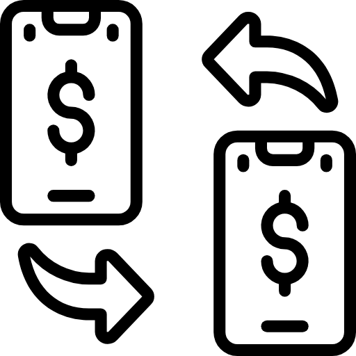 mobile transfer icon