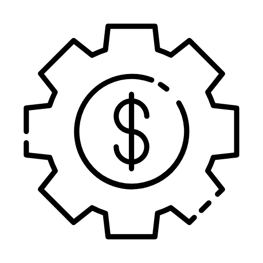 money gear icon