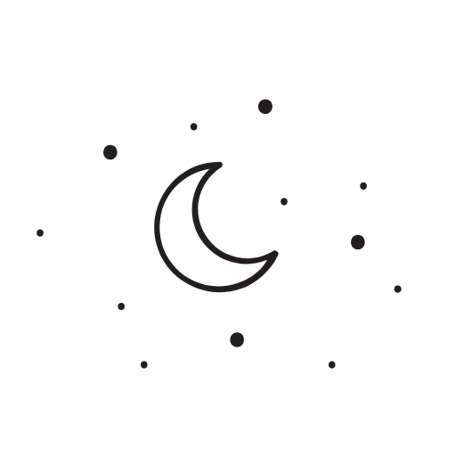 moon and stars icon