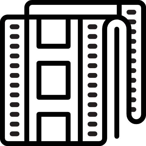 movie roll icon