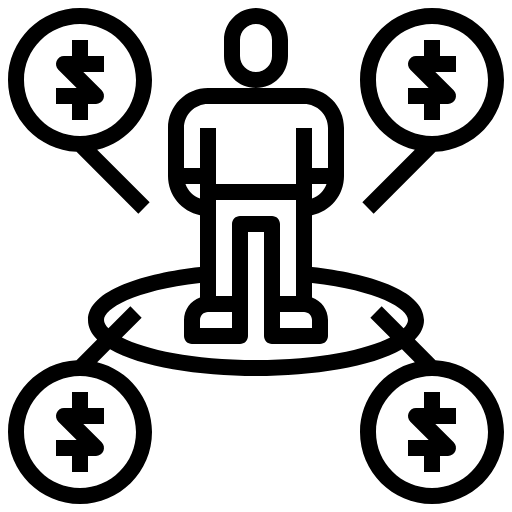 multiple income icon