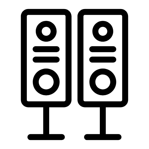 music speakers icon