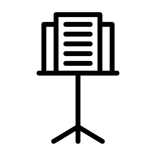 music stand icon