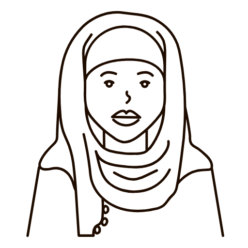 muslim woman icon
