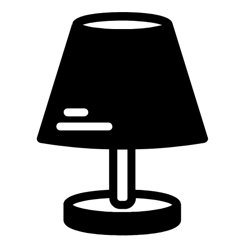 night lamp black icon