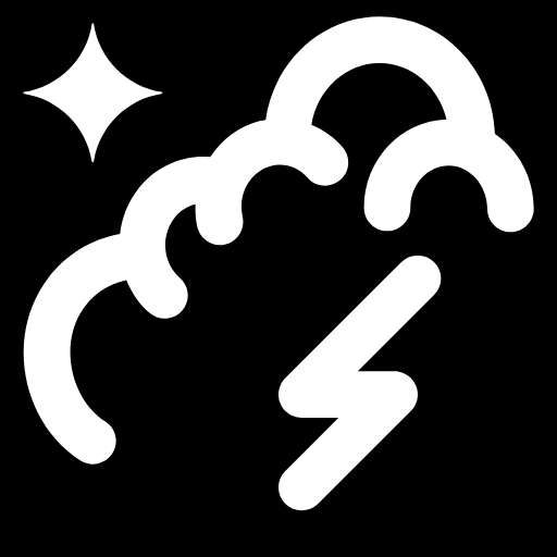 nighttime storm icon