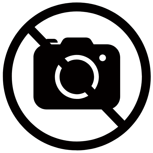 no photography icon