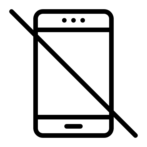 no smartphone icon