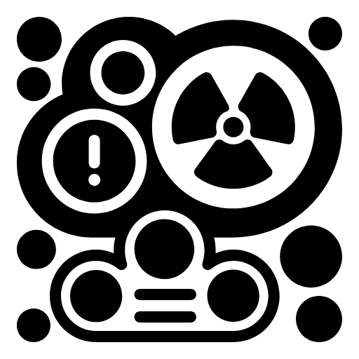 nuclear radiation icon