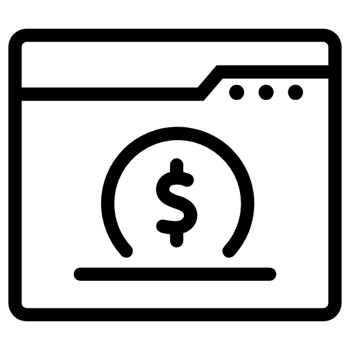 online donate money icon