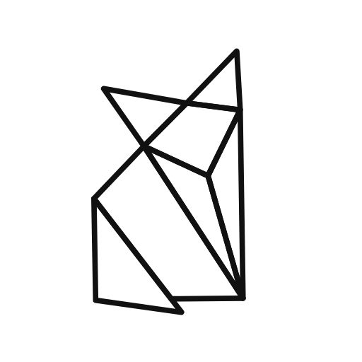 origami fox icon