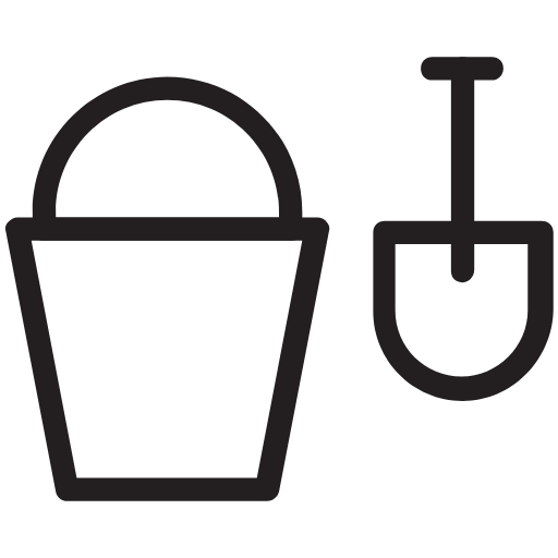 pail and shovel icon