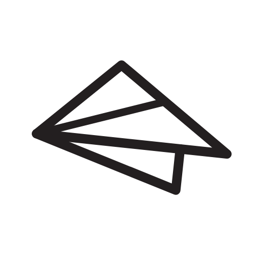 paper airplane icon