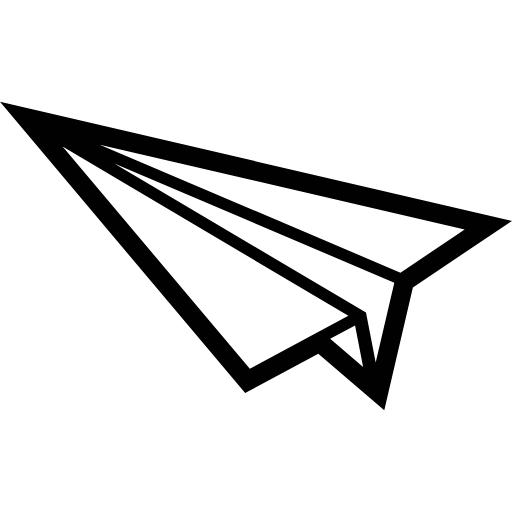 paper airplane icon
