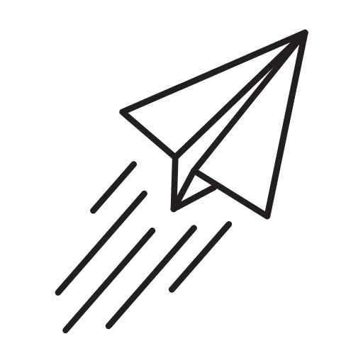 paper plane icon
