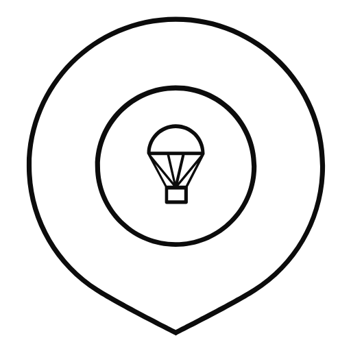 parachute package icon