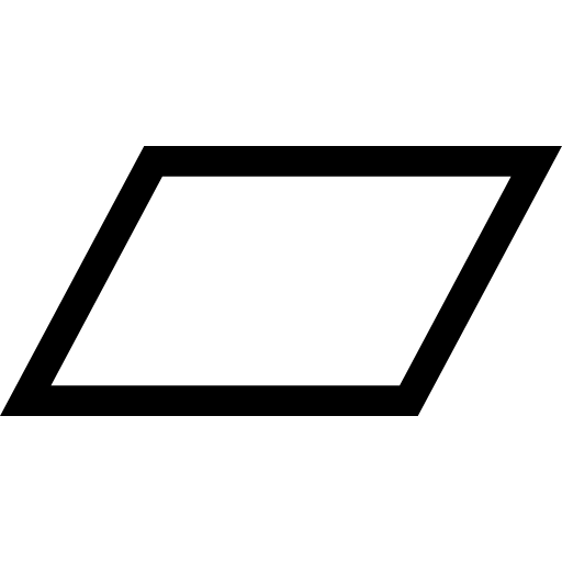 parallelogram icon
