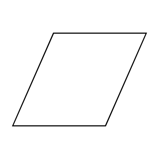 parallelogram icon