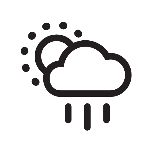 partly rainy icon