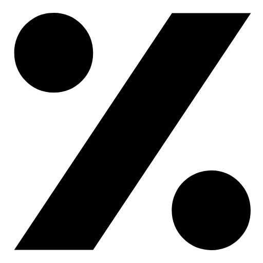 percent sign icon