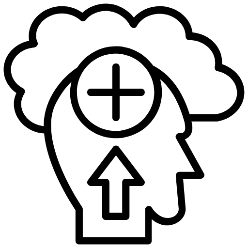positive thinking icon