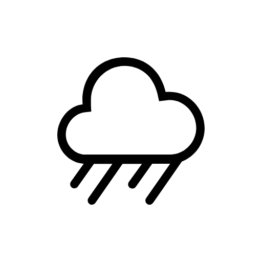 rain cloud icon