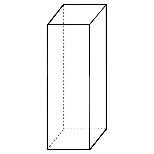 rectangular prism icon