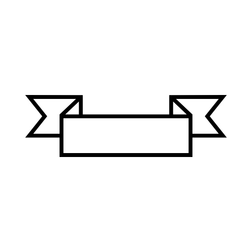 ribbon banners icon
