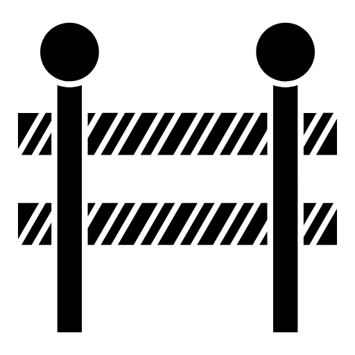 road barrier icon