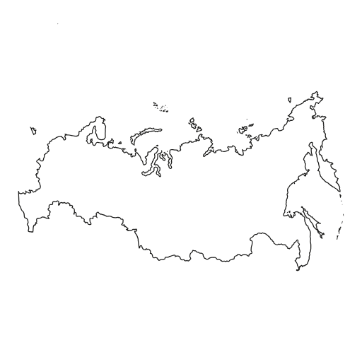 russia map icon
