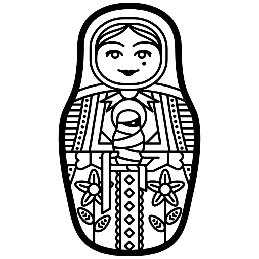 russian doll icon