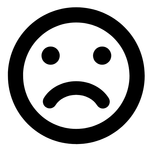 sad face icon