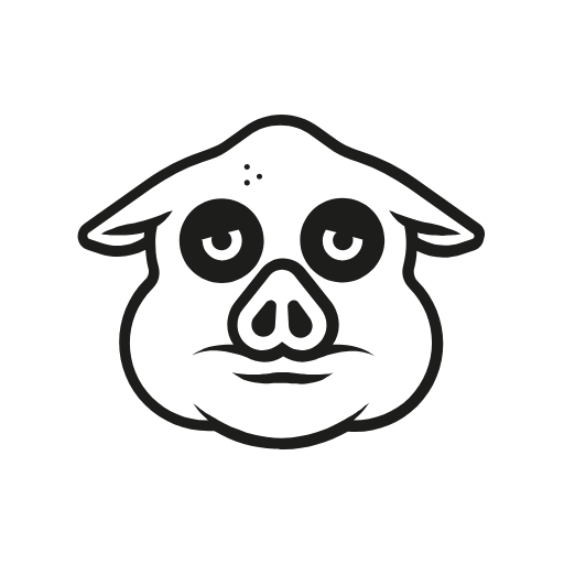 sad pig icon
