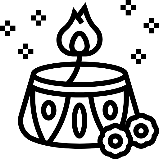 scented candle icon